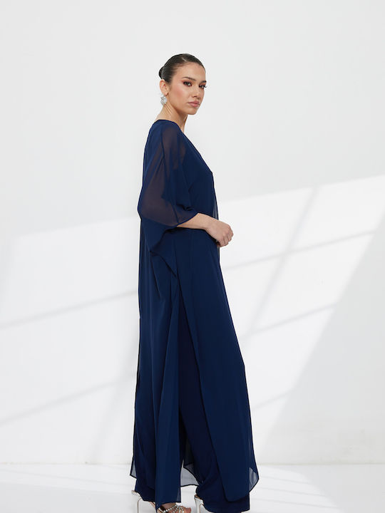 Women's Fabric Trousers Blue