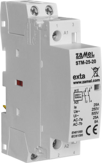 Zamel Ρελέ Ράγας 25A με Τάση 230V