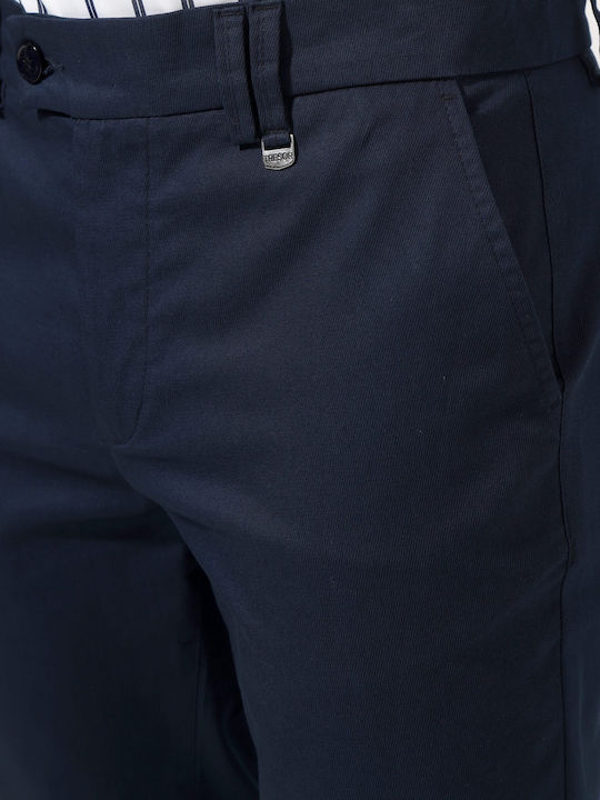 Men's Chino Slim Fit Blue Trousers