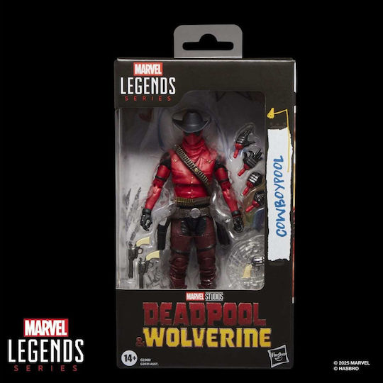 Figură De Acțiune Marvel Legends Deadpool & Wolverine Cowboypool Marvel Legends 15 Cm