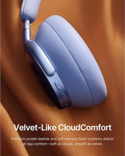 Baseus Inspire XH1 Wireless / Wired Over Ear Headphones with 100 Hours Playing Time and Quick Charge Twilight Blue