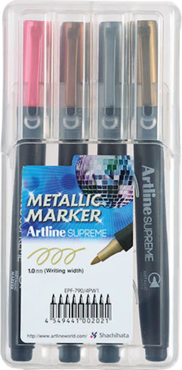 Artline Markere De Desen Subțiri 1mm Set 4 Culori