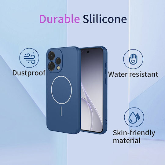 Liquid Rückseite Umschlag Silikon Lila (Oppo Reno15 5G)