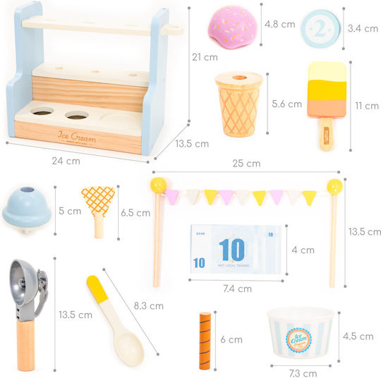UMU Toys Παιδικό Μαγαζάκι από Ξύλο για 3+ Ετών