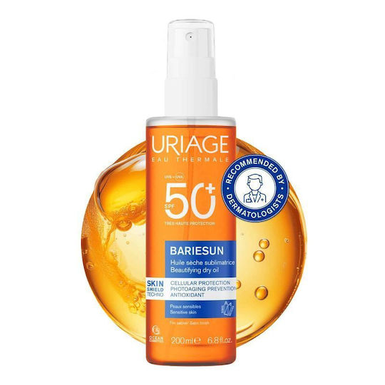 Uriage Bariesun Αντηλιακό Λάδι Προσώπου και Σώματος SPF50 σε Spray 200ml