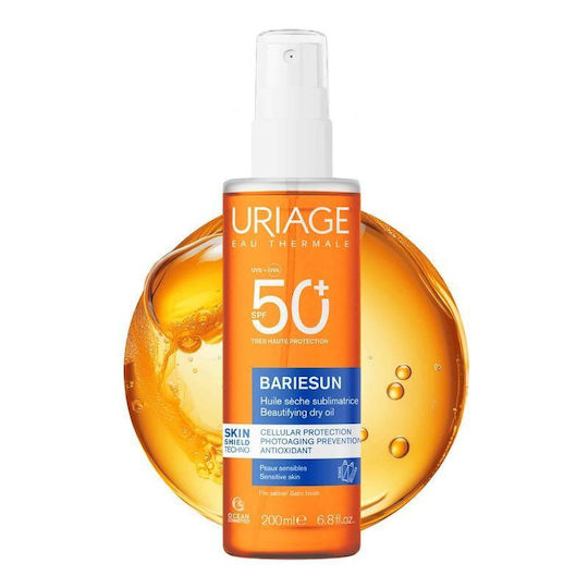 Uriage Bariesun Αντηλιακό Λάδι Προσώπου και Σώματος SPF50 σε Spray 200ml