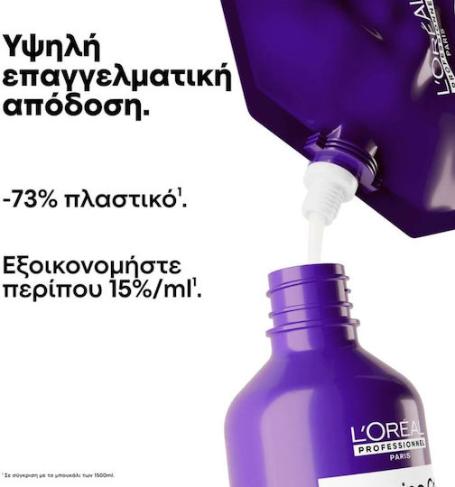 L'Oréal Professionnel Keratin Alpha Sleek Refill Шампоан Възстановяване и Подхранване и Обем за Непокорна Коса 500ml