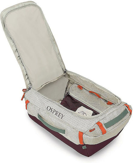 Osprey Transporter Duffel Sack Voyage Back 40lt White Fabric M37cm