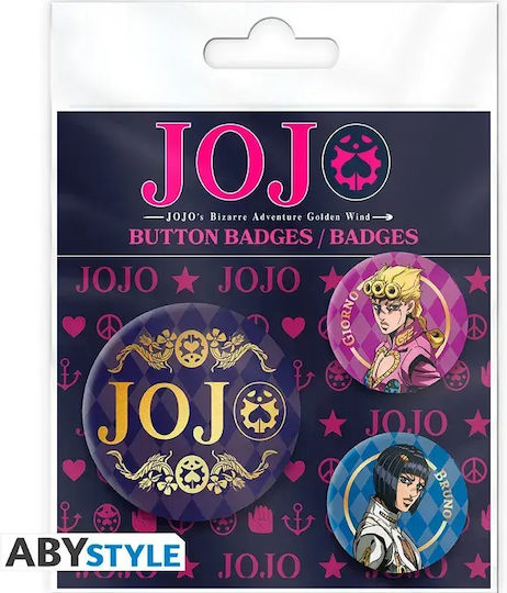 Jojo's Bizarre Adventure Badge Pack Golden Wind