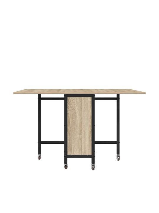 Masa de Sufragerie din Lemn Bej 130x80x76.5 cm