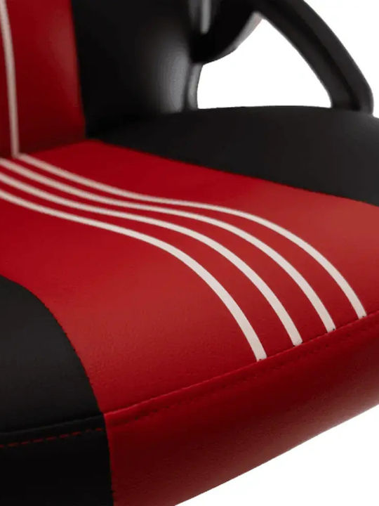 Baracuda Abalone Καρέκλα Gaming Δερματίνης Black/Red