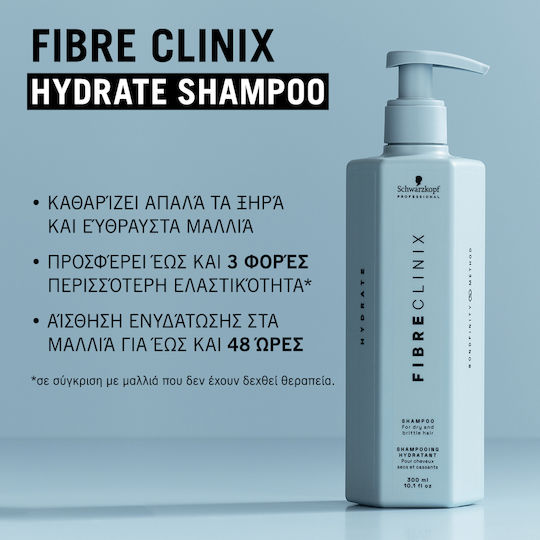 Schwarzkopf Fibre Clinix Reconstruction/Nourishment & Hydration Shampoo for Fragile Hair 300ml