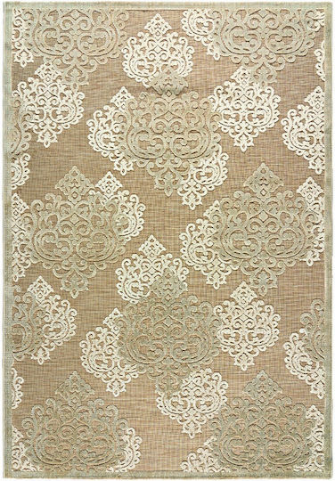 Beauty Home Bedroom Rug Set Flex Beige 9949-Set 3 Pieces