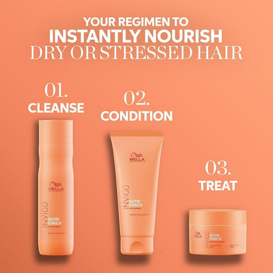 Wella Invigo Nutri-enrich Σαμπουάν Αναδόμησης/Θρέψης & Ενυδάτωσης 1000ml