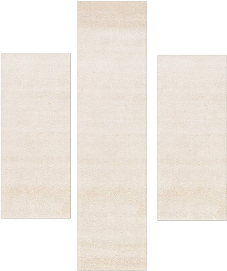 Decostar Dolce-s 71181-066 Σετ Χαλιά Κρεβατοκάμαρας Εκρού DE172230 3τμχ