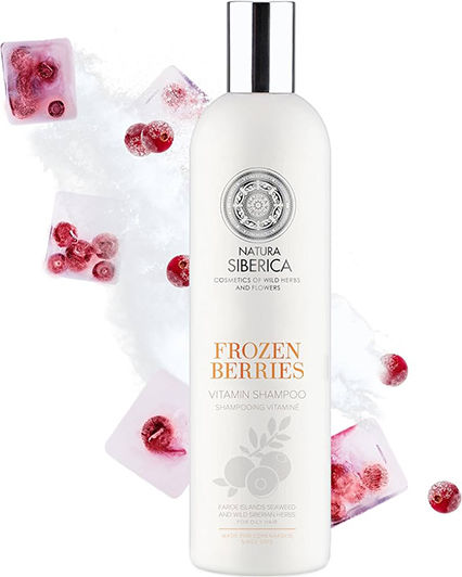 Natura Siberica Copenhagen Frozen Berries Vitamin Σαμπουάν Αναδόμησης/Θρέψης για Λιπαρά Μαλλιά 400ml