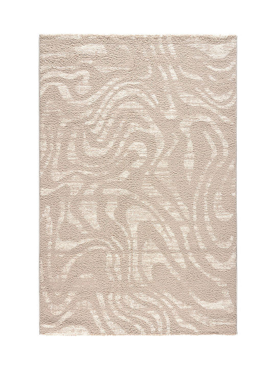 Beauty Home Puffy Σετ Μοντέρνα Χαλιά Κρεβατοκάμαρας Beige BH390680 3τμχ
