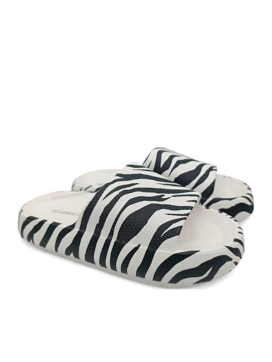 Flip Flops In White Colour