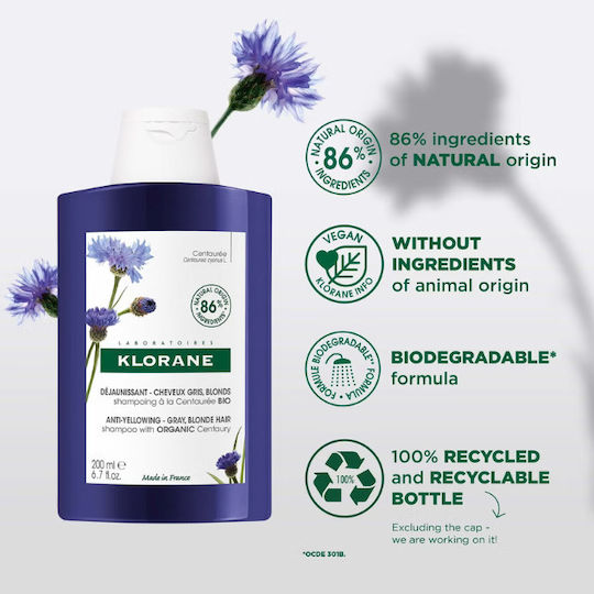 Bio-Kornblumen-Shampoo für Volumen und Farberhalt 200 ml