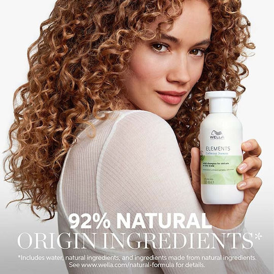 Wella Elements Calming Shampoos Hydration & Smoothing for Dry Hair Hair 50ml