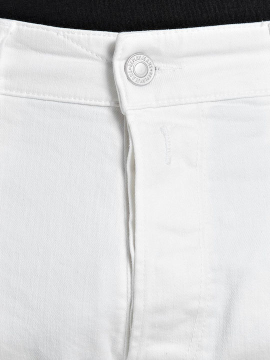 Herren Jeanshose Elastisch Weiß