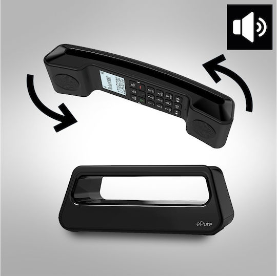 Alcatel Accesoriu Căști Wireless Telefon Epure Ewe Alcatel 010070 Negru