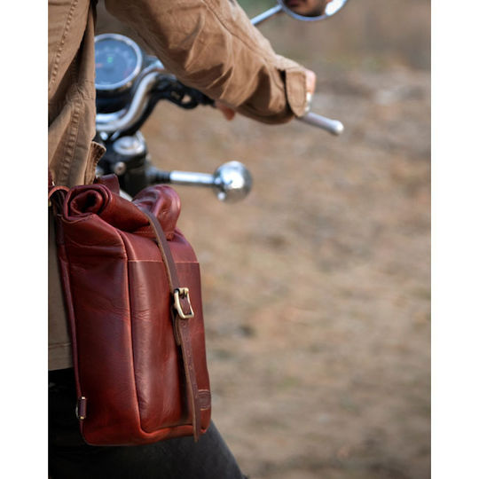 Πλαϊνη Τσαντα Μηχανης Δερματινη Mini Pannier 3.3l Cherry Trip Machine