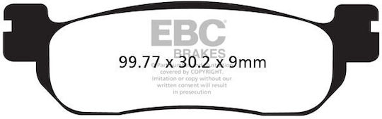 EBC Τακάκια Μοτοσυκλέτας για Yamaha YZF-R6 / YZF-R1