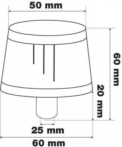 Simoni Racing Vent Filter 25Φ Universal Κόκκινο Carbon