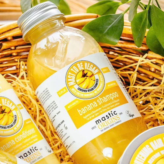Mastic Origins Banana Shampoos Reconstruction/Nourishment & Hydration for All Hair Types 400ml