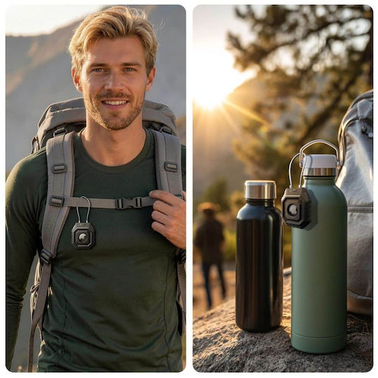 Tech-Protect Kevlar Bluetooth-Tracker-Zubehör für AirTag in Schwarz