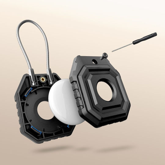 Tech-Protect Kevlar Bluetooth-Tracker-Zubehör für AirTag in Schwarz