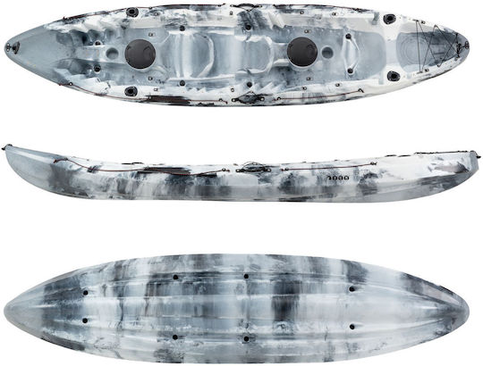 SCK Nereus Hd 0201-37178 Пластмасов Каяк За Риболов За 2 Души Бял
