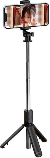XO Ss09 Selfie Stick Τρίποδο Κινητού Bluetooth Μαύρο