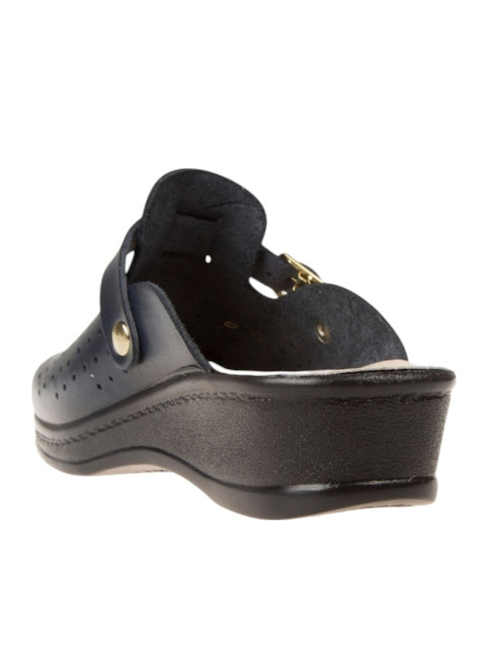 Winter Women's Blue Slippers