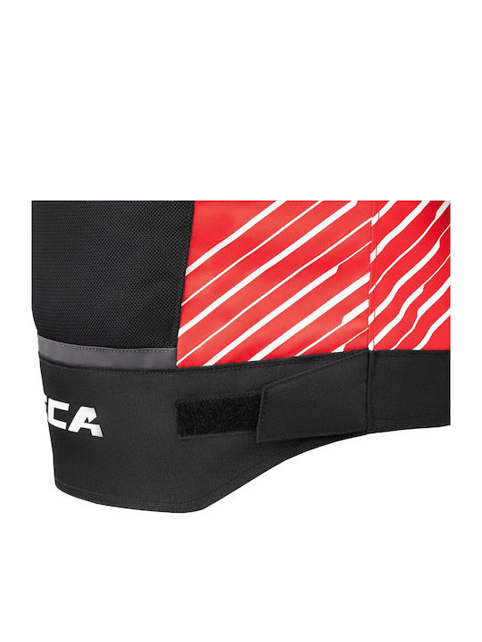 Seca Summer Way Herren Sommer Motorradjacke Schwarz/Rot