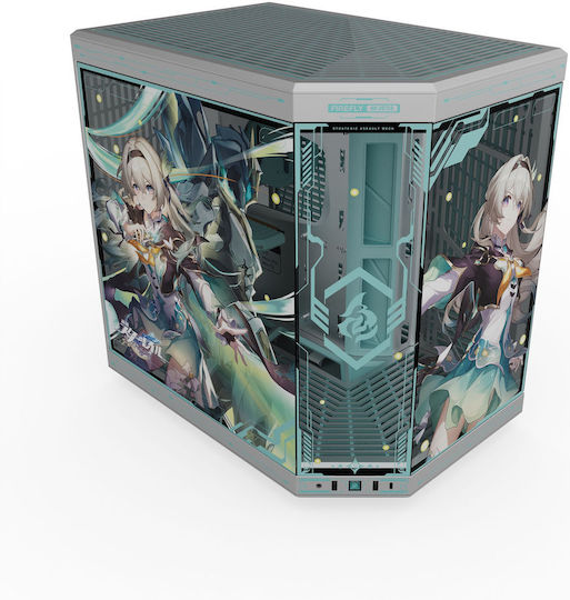 HYTE Y70 Gaming Midi Tower Κουτί Υπολογιστή με Πλαϊνό Παράθυρο Firefly Japan Edition