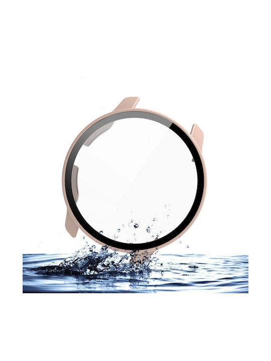 Garmin Venu 2 Pc + Tempered Glass Watch Case Pink