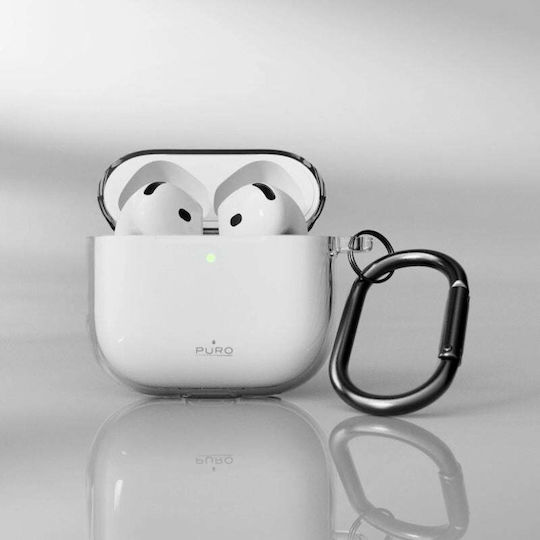 Puro Θήκη Σιλικόνης με Γάντζο σε Ροζ χρώμα για Apple AirPods 4
