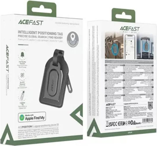 Acefast S5 Apple Find My Μαύρο