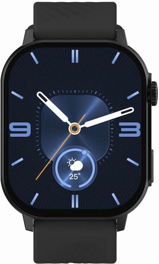 Gravity GT15 40mm Smartwatch mit Herzfrequenzsensor Schwarz