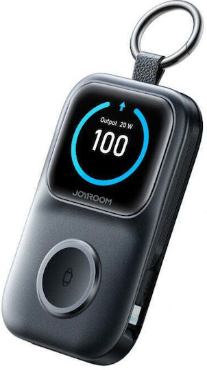 Joyroom JR-W19 Power Bank 5000mAh 5W με Θύρα USB-A και Θύρα USB-C Μαύρο