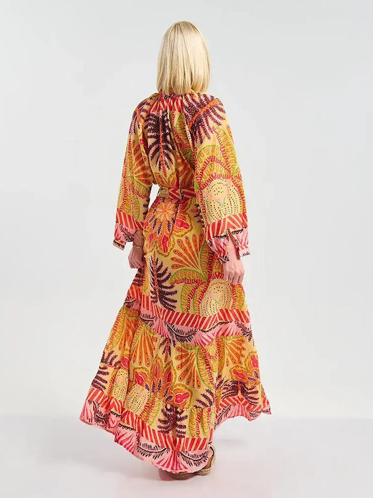 Summer Maxi Dress Red/Orange
