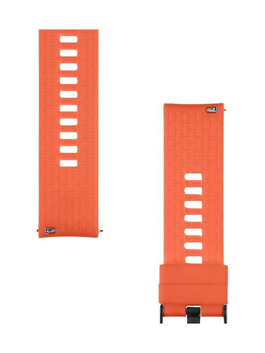 Tactical Quick Release Silicone Band 24mm Orange