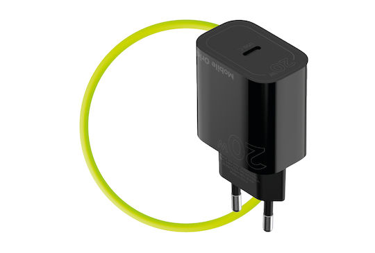Mobile Origin Φορτιστής Χωρίς Καλώδιο με Θύρα USB-C 20W Power Delivery Μαύρος (FRL-PD20W-MO11-BLK)