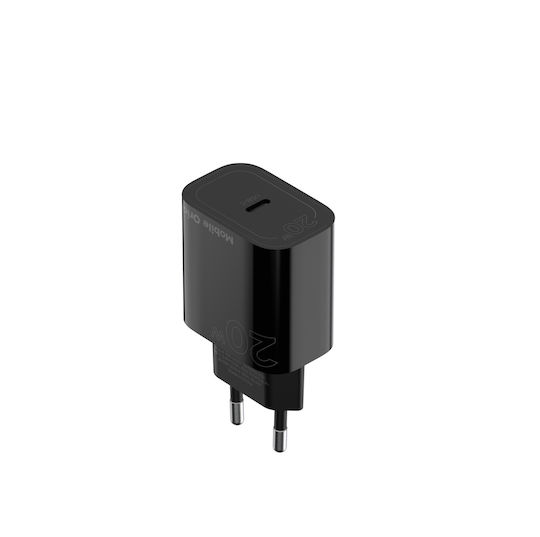 Mobile Origin Φορτιστής Χωρίς Καλώδιο με Θύρα USB-C 20W Power Delivery Μαύρος (FRL-PD20W-MO11-BLK)