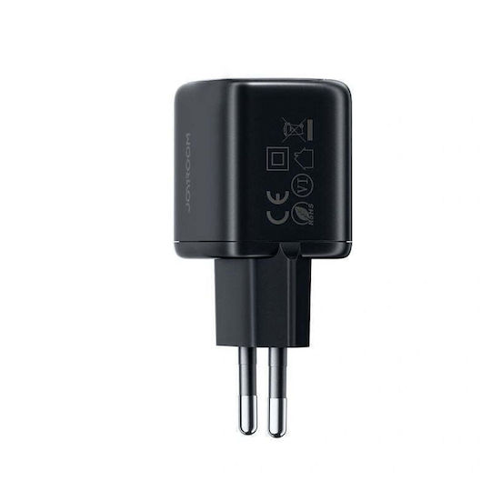 Joyroom Charger Without Cable with USB-A Port and USB-C Port 33W Power Delivery / Quick Charge 3.0 Black (JR-TG7)