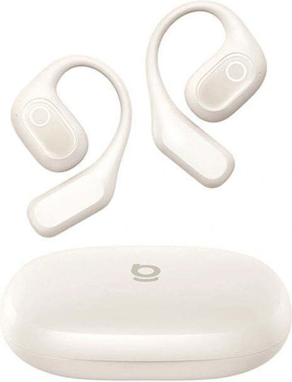 Baseus Eli 2i Fit Open Ear Bluetooth Handsfree Headphones with Sweat Resistance and Charging Case White