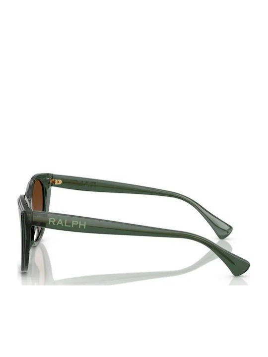 Ralph Lauren Feminini Ochelari de soare cu Verde Cadru și Maro Degrade Polarized Lentilă RA5324U6206/T5