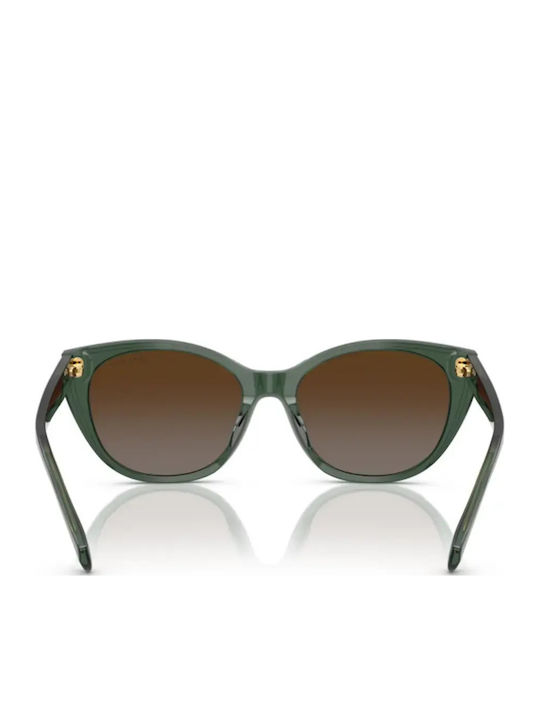 Ralph Lauren Feminini Ochelari de soare cu Verde Cadru și Maro Degrade Polarized Lentilă RA5324U6206/T5